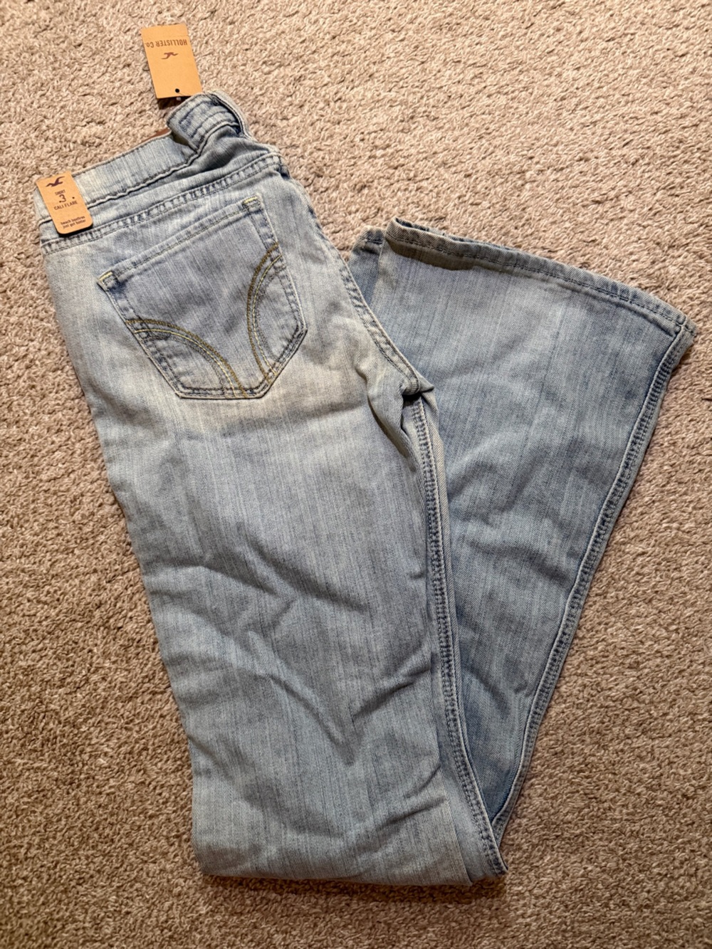 Hollister Light Wash Flare Denim
